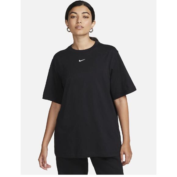 Nike Tops - Nike Women's Dri-fit Swift Element Uv Crewneck Top - Black/reflective Silver
